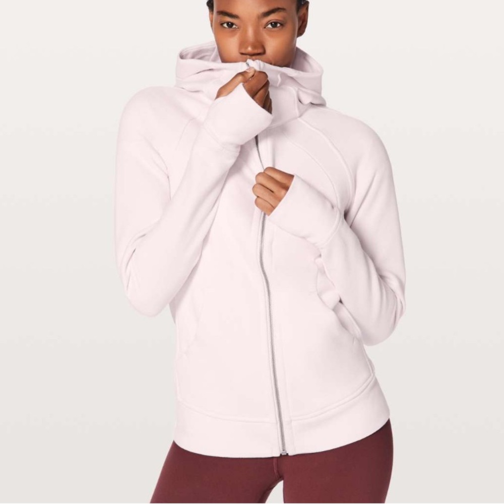 Lululemon Scuba Hoodie *Light Cotton Fleece Flutterby Pink Size 8